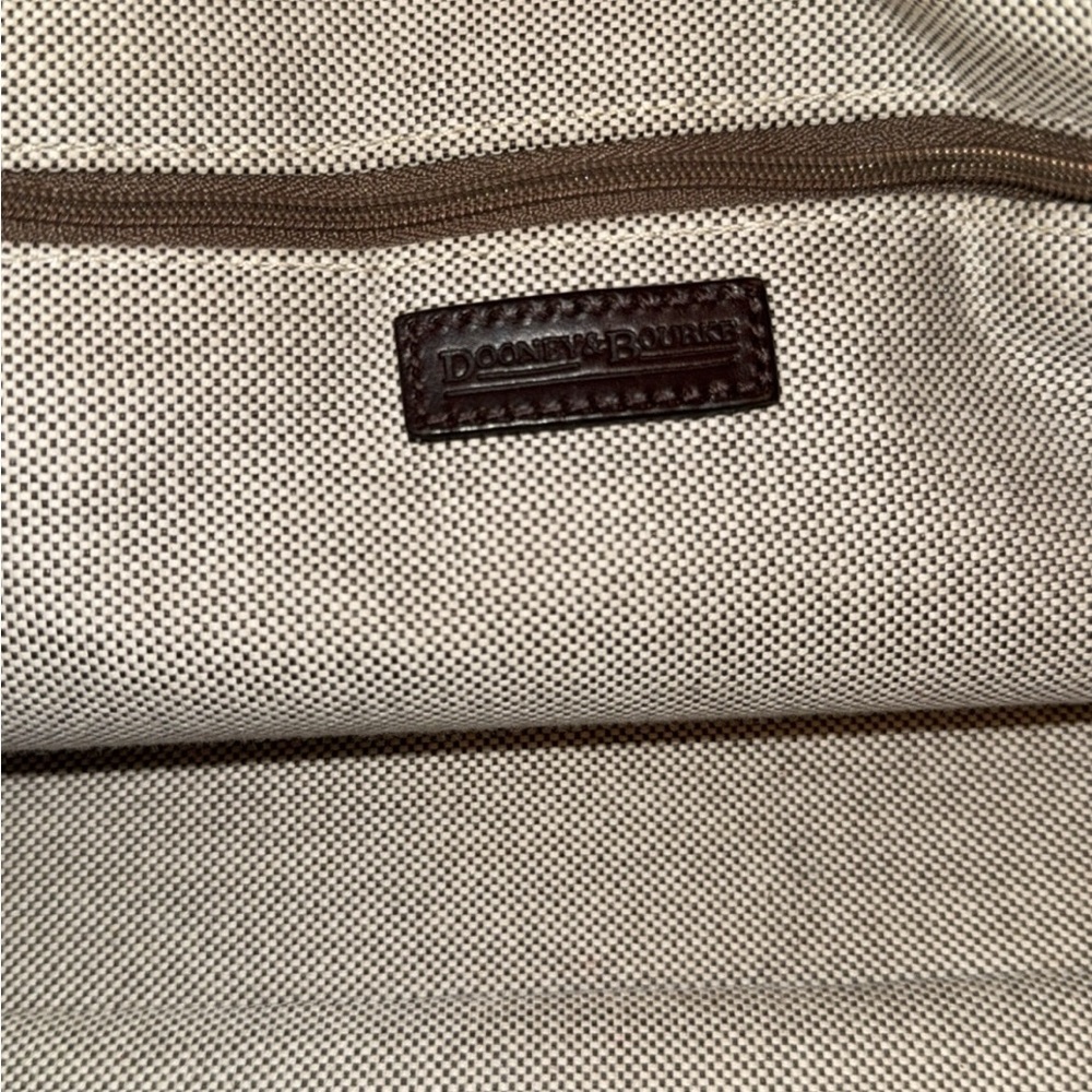 Dooney & Bourke Signature Canvas Small Duffle Limited Edition Leather/Canvas - Picture 5 of 16